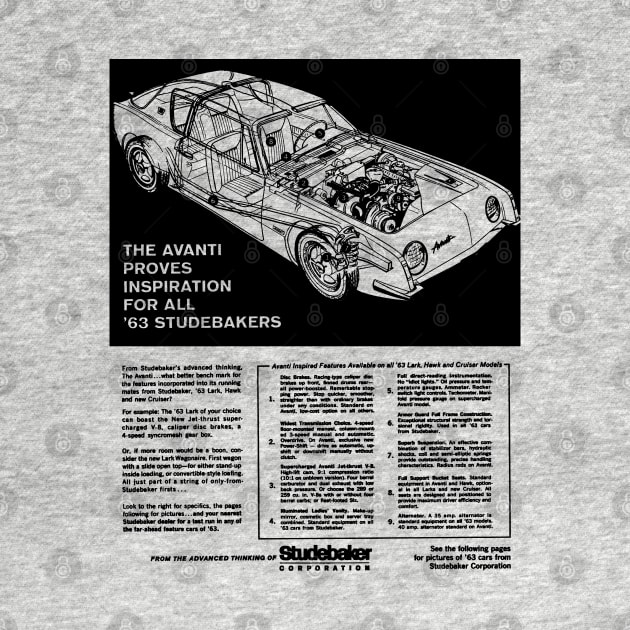 STUDEBAKER AVANTI - advert by Throwback Motors